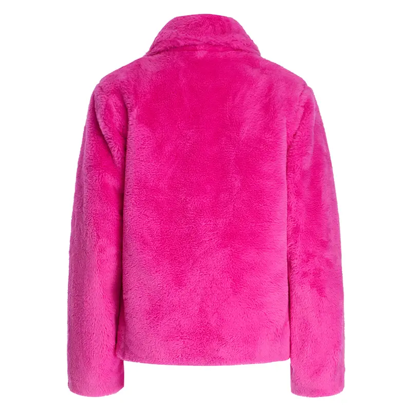 High-end Fashionable Stand Collar Imitation Fur Coat Women's Faux Fur Jacket