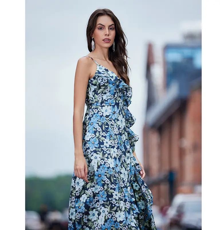 ruffled dressg3y