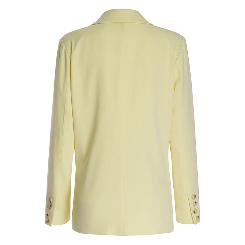 Light Yellow Blazer, Simple, Fashionable And Versatile Casual Blazer